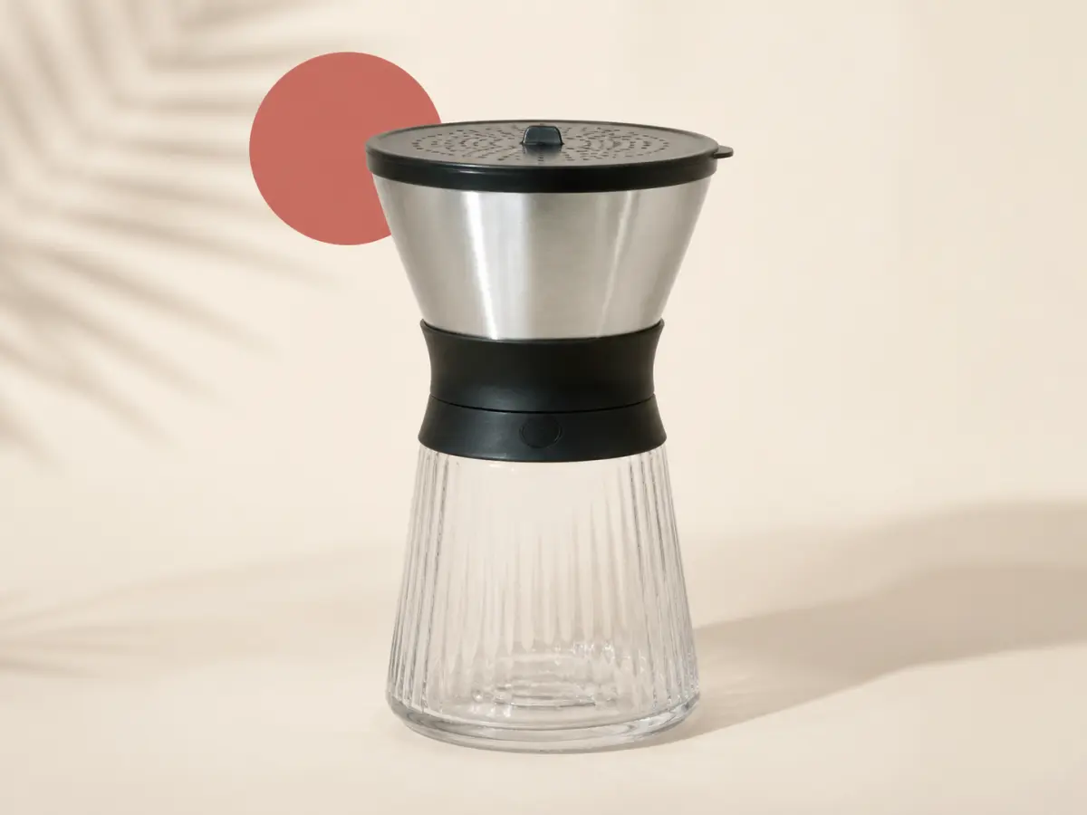 OXO Good Grips cold brew maker with rainmaker lid