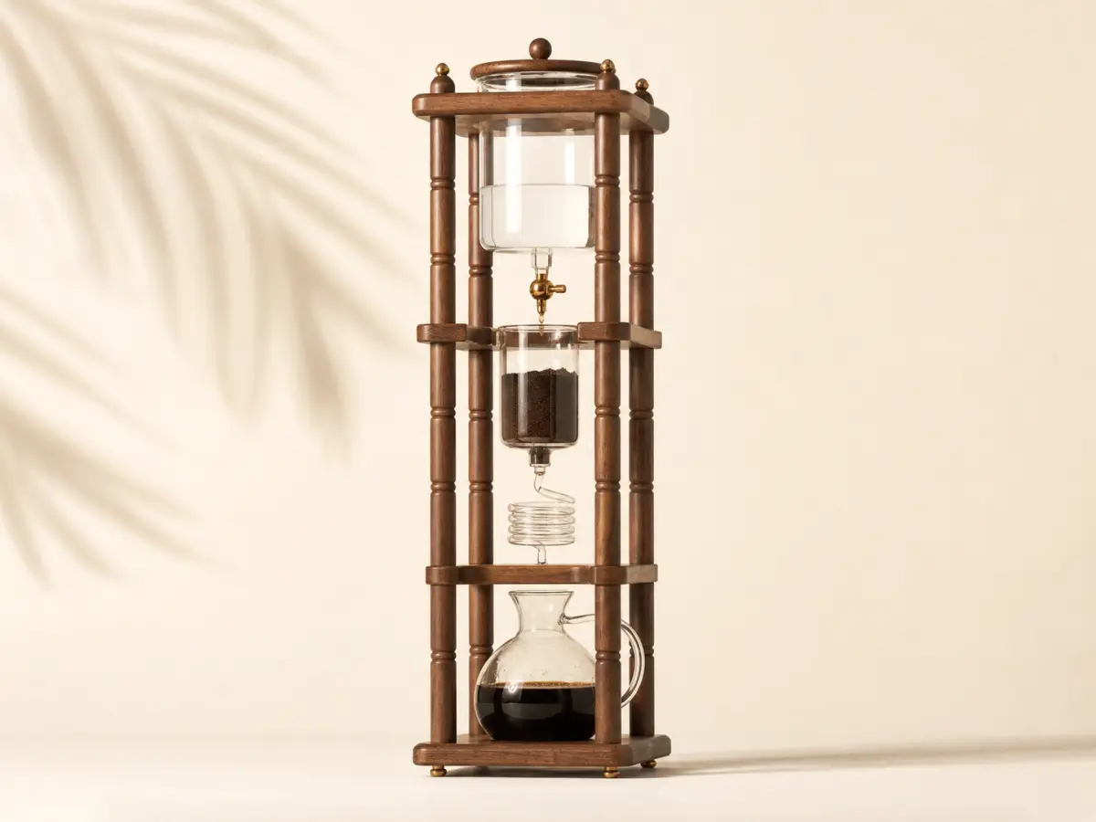 Yama glass slow-drip cold brew tower
